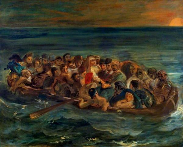 The Shipwreck Of Don Juan by Eugène Delacroix