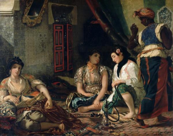 Women Of Algiers In Their Apartment by Eugène Delacroix