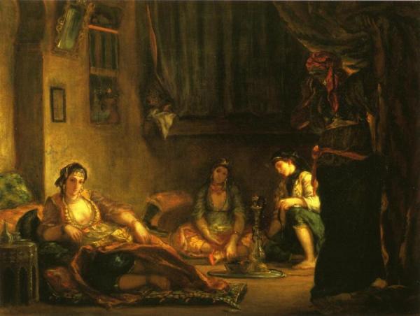 Women Of Algiers In Their Apartmente by Eugène Delacroix Oil Painting Reproductions
