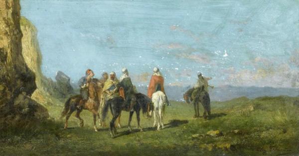 Cavaliers Orientaux (oriental Riders) by Eugène Fromentin