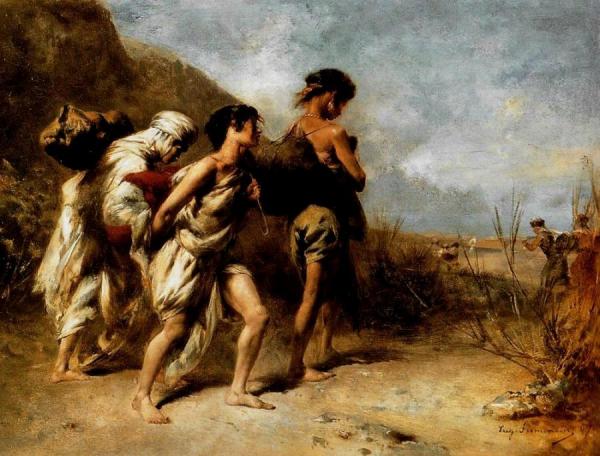 Jeunes Filles Arabes by Eugène Fromentin