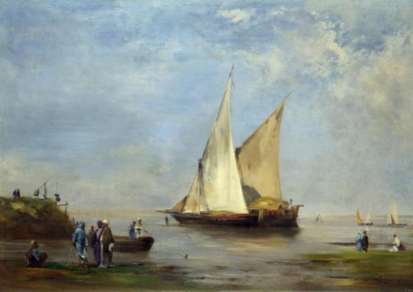 Les Bords Du Nil (the Banks Of The Nile) by Eugène Fromentin