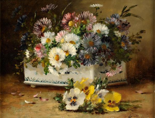 Eugene Henri Cauchois Flowers