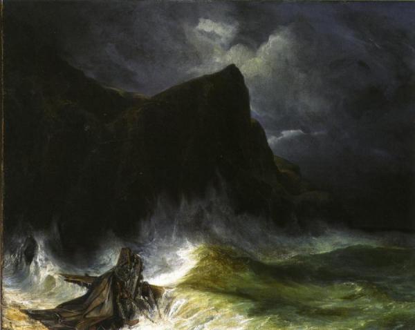 The Storm by Eugene Isabey