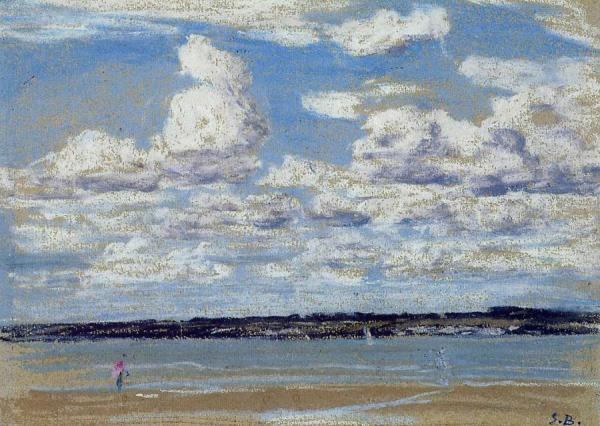 An Estuary In Brittany by Eugène-louis Boudin