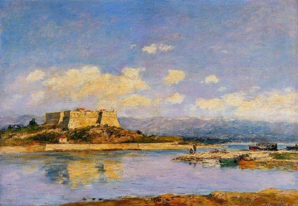 Antibes, Fort Carre by Eugène-louis Boudin