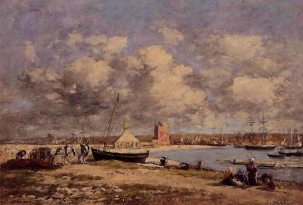 Camaret by Eugène-louis Boudin