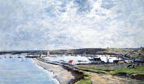 Camaret, General View by Eugène-louis Boudin