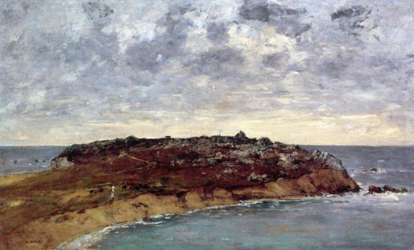 Camaret, Le Toulinguet by Eugène-louis Boudin