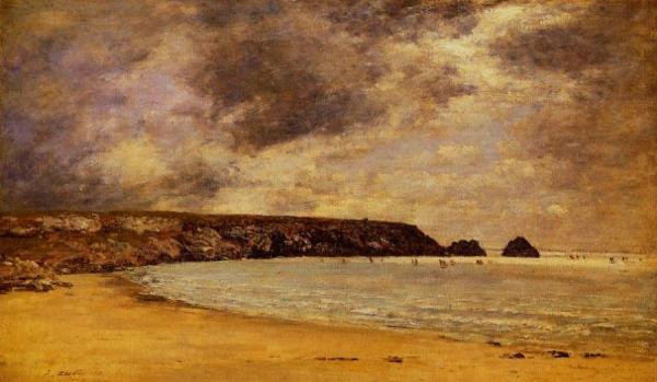 Camaret, The Bay by Eugène-louis Boudin
