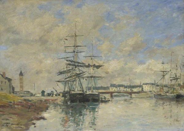 Deauville by Eugène-louis Boudin