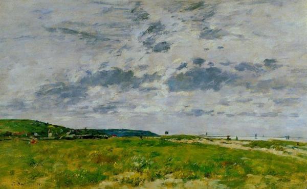 Deauville, The Dunes by Eugène-louis Boudin