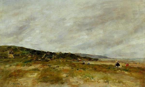 Deauville, The Dunes by Eugène-louis Boudin