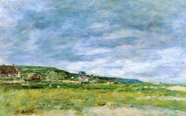 Deauville, The Dunes by Eugène-louis Boudin