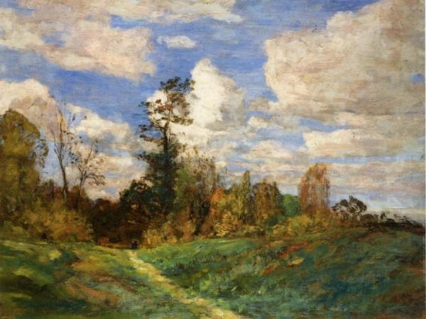 Forest Landscape by Eugène-louis Boudin