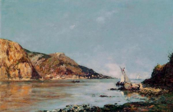 Fourmis Bay, Beaulieu by Eugène-louis Boudin
