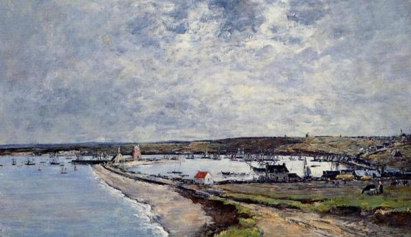 General View Of Camaret by Eugène-louis Boudin