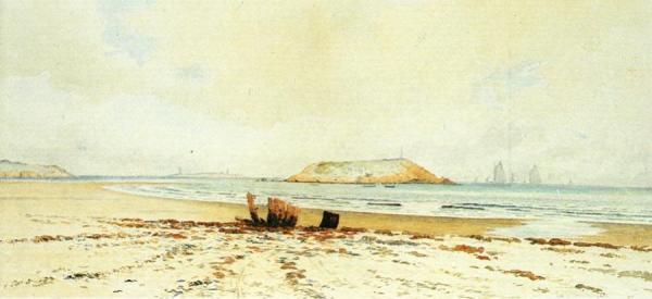 Harbor Scene by Eugène-louis Boudin