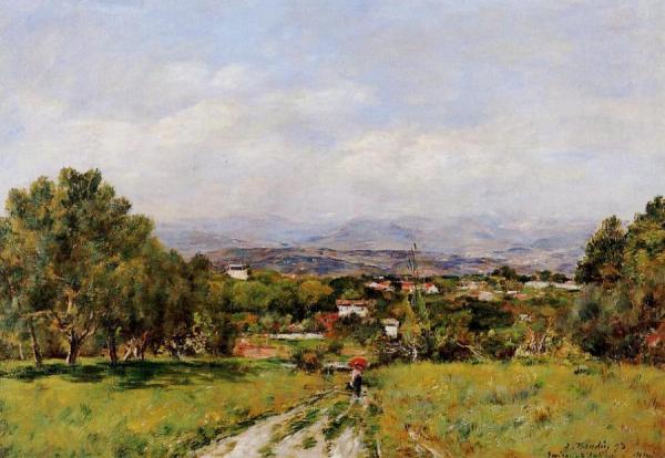 Near Antibes by Eugène-louis Boudin