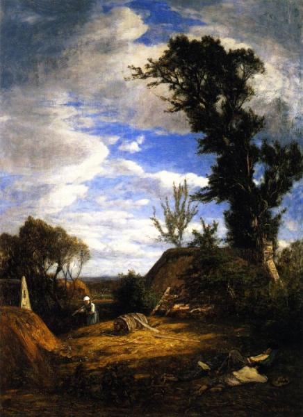 Near Quimper by Eugène-louis Boudin