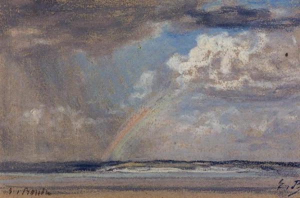 Norman Beach, Rainbow by Eugène-louis Boudin