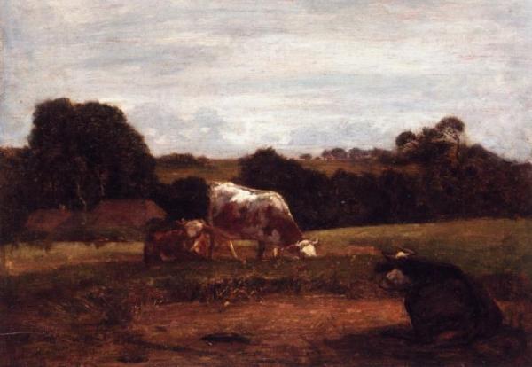 Norman Landscape by Eugène-louis Boudin
