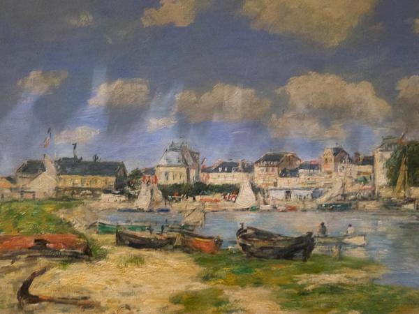 Plage De Trouville by Eugène-louis Boudin