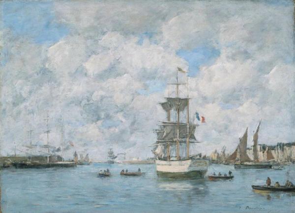 Port Of Le Havre by Eugène-louis Boudin