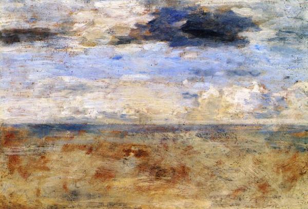 Sky Study by Eugène-louis Boudin
