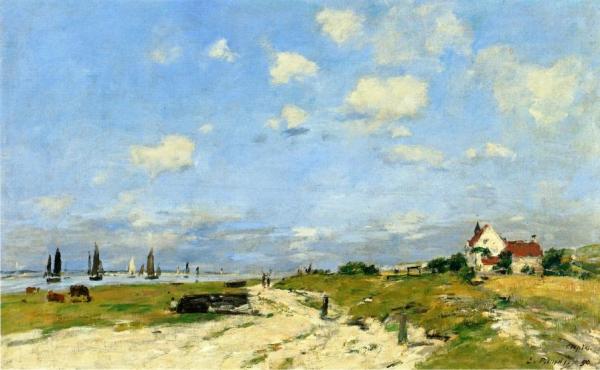 The Dunes At Etaples by Eugène-louis Boudin