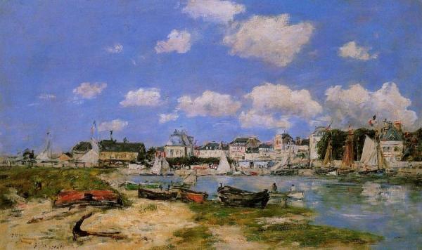 Trouville by Eugène-louis Boudin