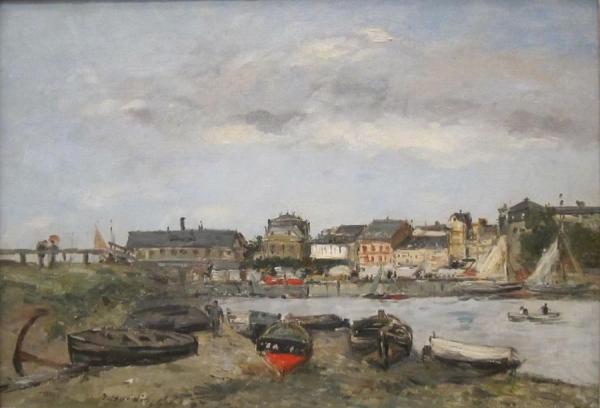 Trouville by Eugène-louis Boudin