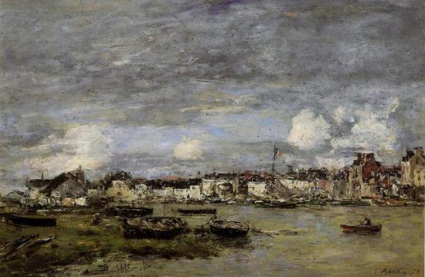 Trouville by Eugène-louis Boudin
