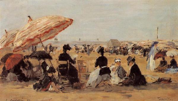 Trouville by Eugène-louis Boudin Oil Painting Reproductions