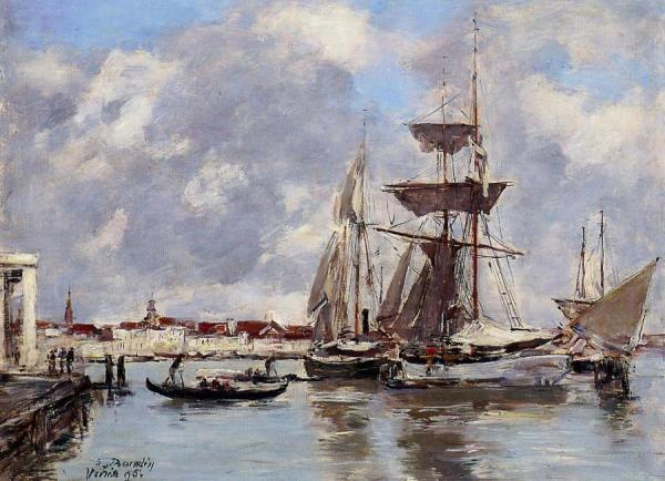 Venice by Eugène-louis Boudin
