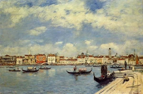 Venice, View From San Giorgio by Eugène-louis Boudin