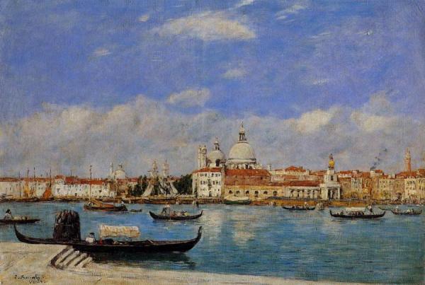 View Of Venice by Eugène-louis Boudin