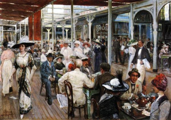 The Terrace Cafe, Mar Del Plata, Argentina by Eugenio Alvarez Dumont