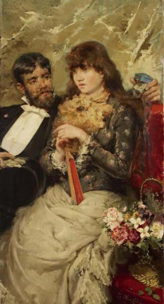 Hombre Y Mujer by Eugenio Oliva Y Rodrigo