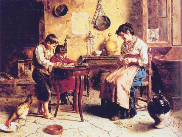 Eugenio Zampighi The Lesson