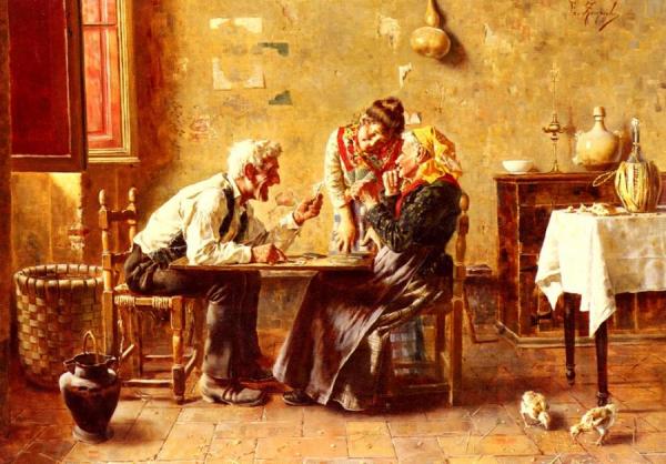 Eugenio Zampighi Two Against One