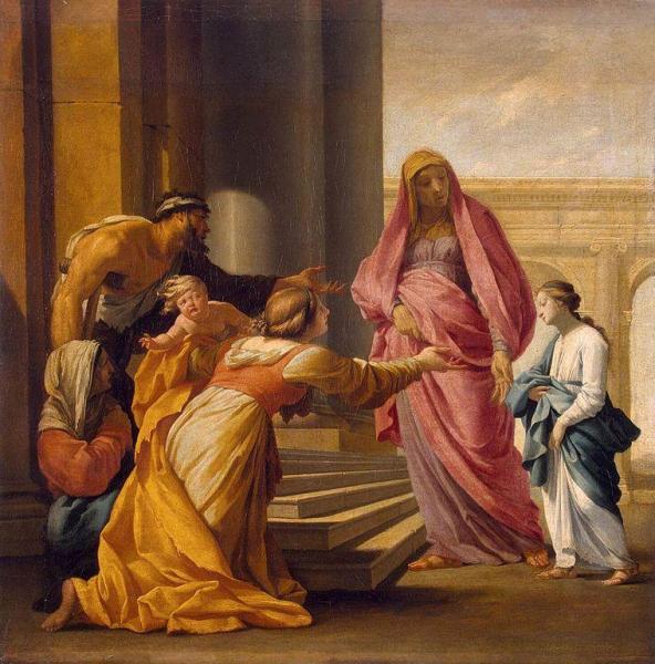 The Presentation Of The Virgin In The Temple by Eustache Le Sueur Oil Painting Reproductions