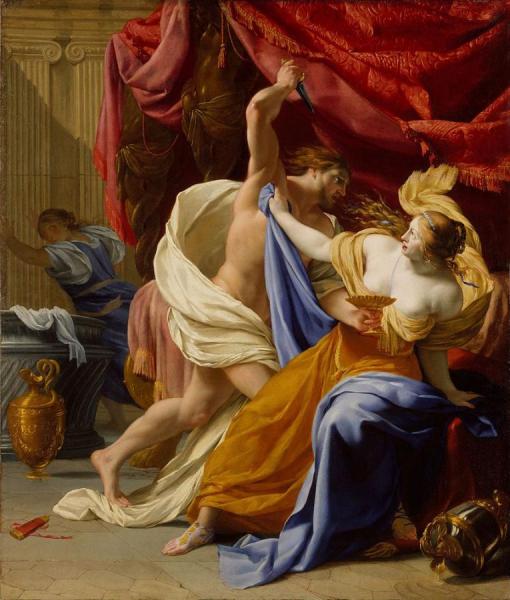 The Rape Of Tamar by Eustache Le Sueur
