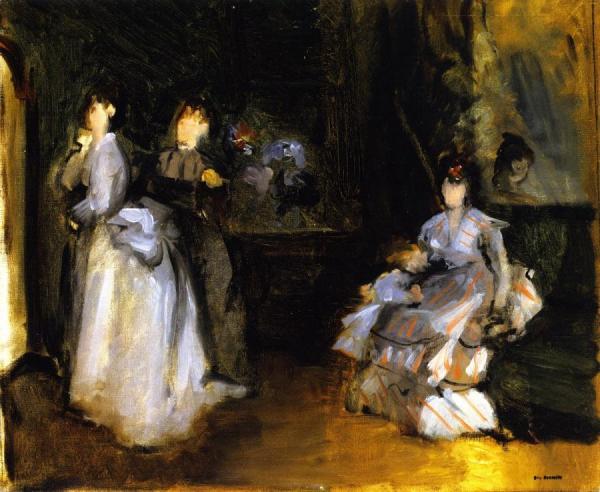 Interior Of The Milliner by Eva Gonzales Oil Painting Reproductions