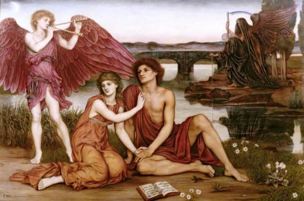 Love's Passing by Evelyn De Morgan Oil Painting Reproductions
