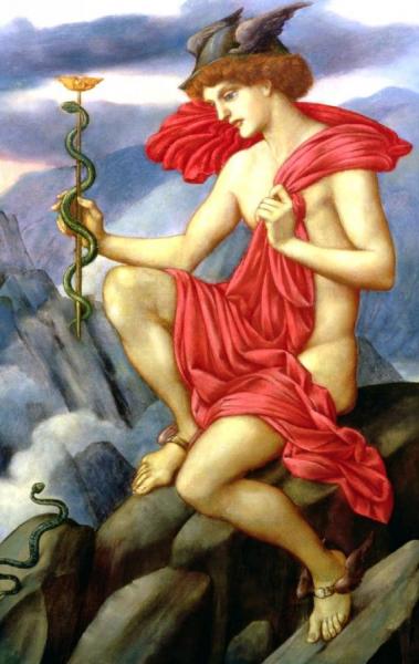 Mercury by Evelyn De Morgan Oil Painting Reproductions