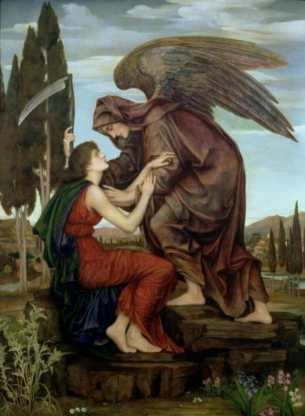 The Angel Of Death by Evelyn De Morgan Oil Painting Reproductions