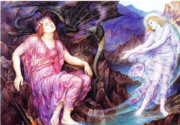 The Passing Of The Soul At Death by Evelyn De Morgan