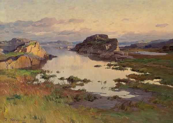 Hvasser, Tjøme by Even Ulving Oil Painting Reproductions