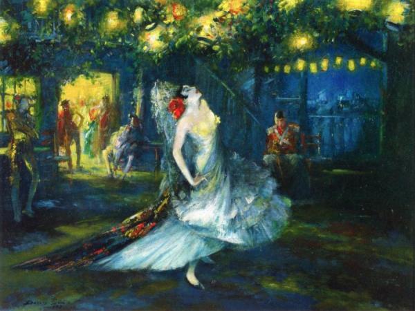 Carmen (stage) by Everett Shinn Oil Painting Reproductions